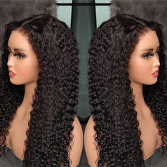 Brazilian Water Wave Wig With Baby Hair 180% Density