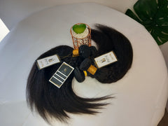 100 % Kinky Hair Bundles Silver  ++