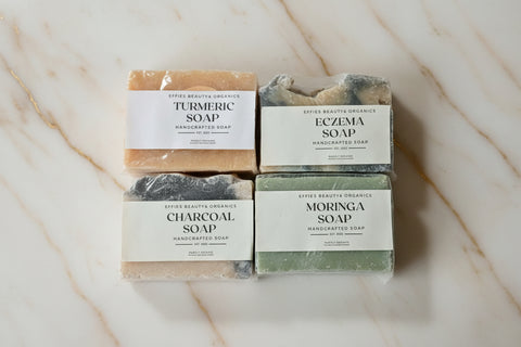 Effie’s Organics Cleansing & Glow Soaps Bundle 488 grams