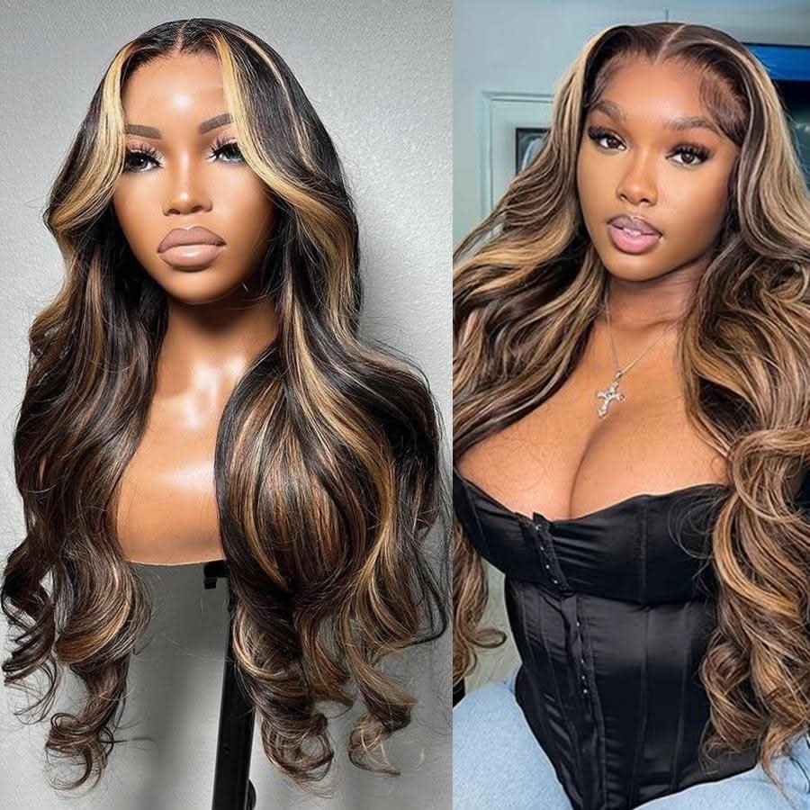Balayage Body Wave 13×4 HD Frontal Wig